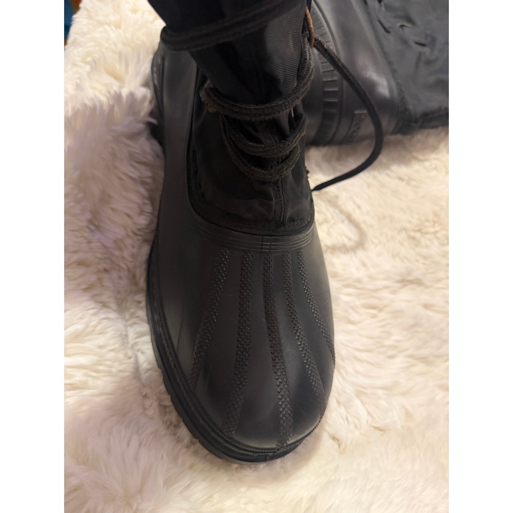Sorel Blizzard Kaufman Mens 12 Black Winter Snow Boots Made in Canada Vintage - Picture 7 of 9